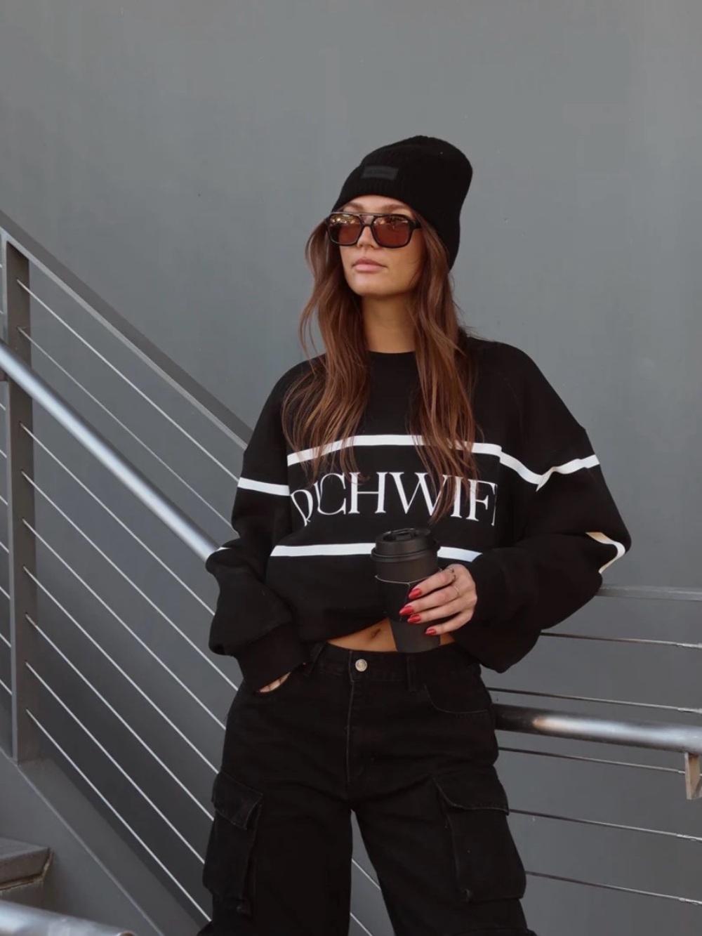 Richwife Oversized Crewneck Sweatshirt